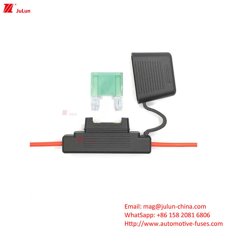 Carregador de fusível de veículos elétricos para enchufe de material terminal de fusível de cobre corrente nominal 25A 32A 80A