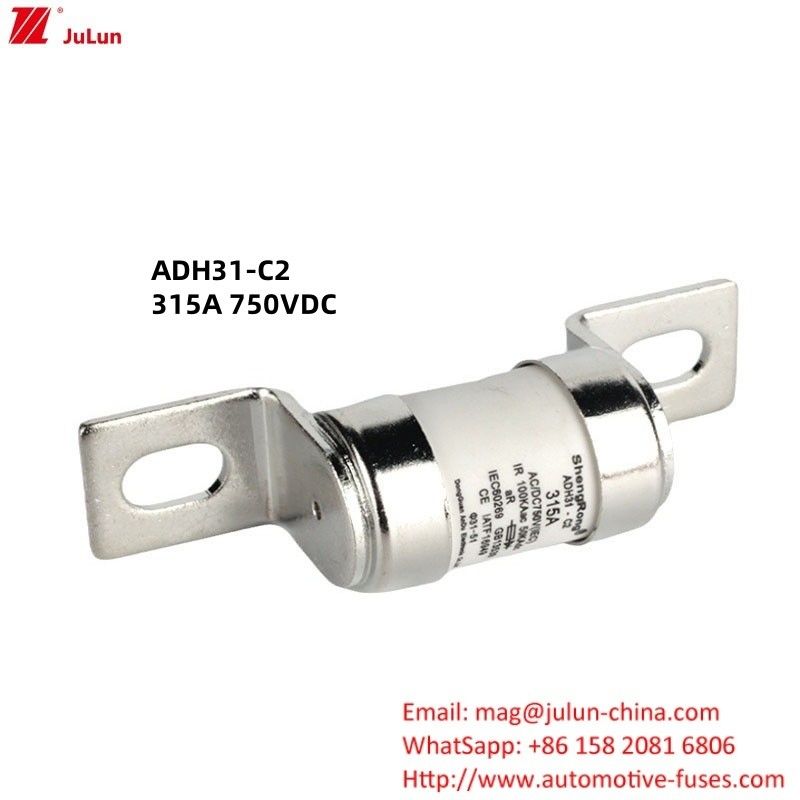 ADH31-C2 750VDC 10KV 50A-400A Fusível de alta tensão de corrente nominal para equipamentos elétricos