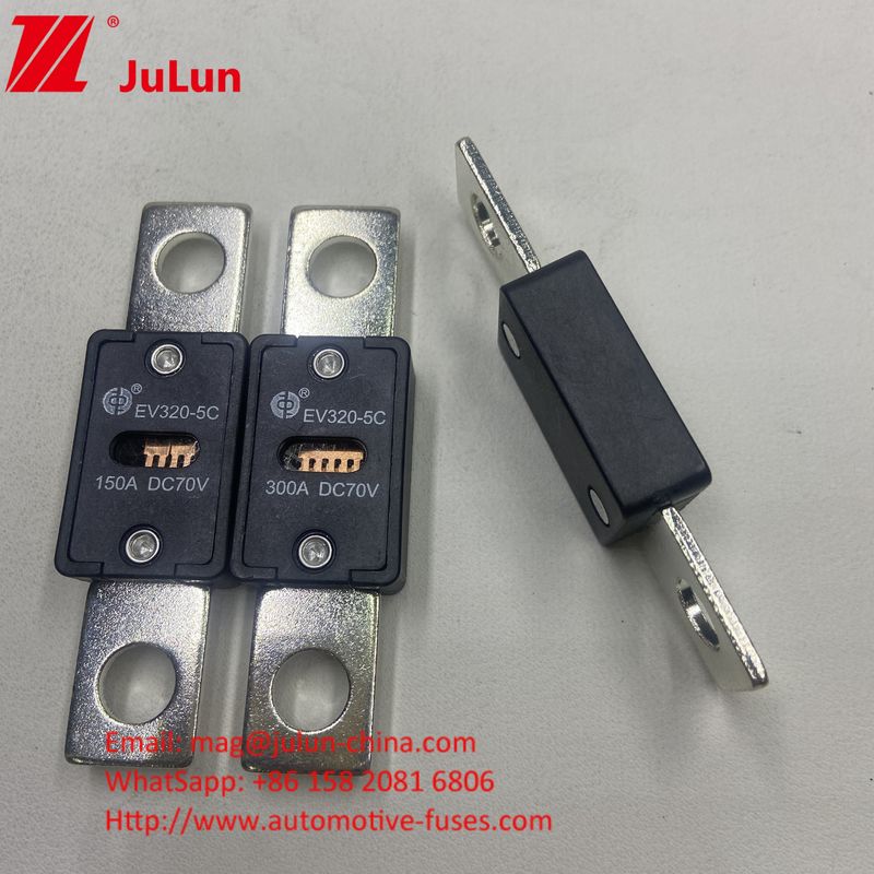 EV320-5C 500A 70VDC SINOFUSE GB/T31465.5-2015 Fusível de carregador de veículos elétricos portátil certificado com fusível de corrente contínua para proteção EV HEV