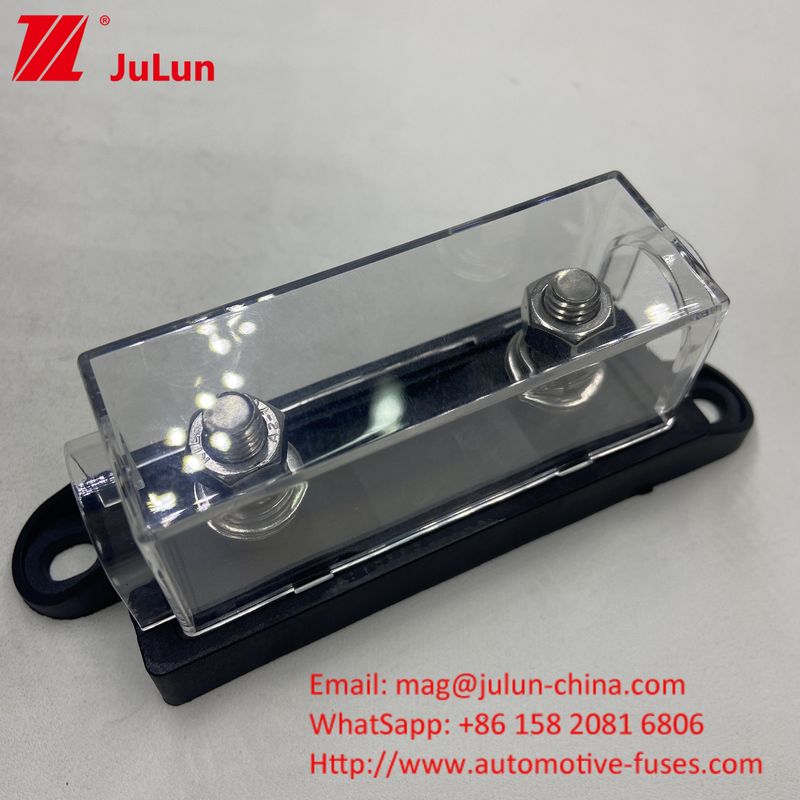 40A 50A 60A 70A 80A 100A 200A 250A 300A 400A 500A ANM Bloco de segurador de fusível automático Mega Bolt-Down com cobertura isolante transparente