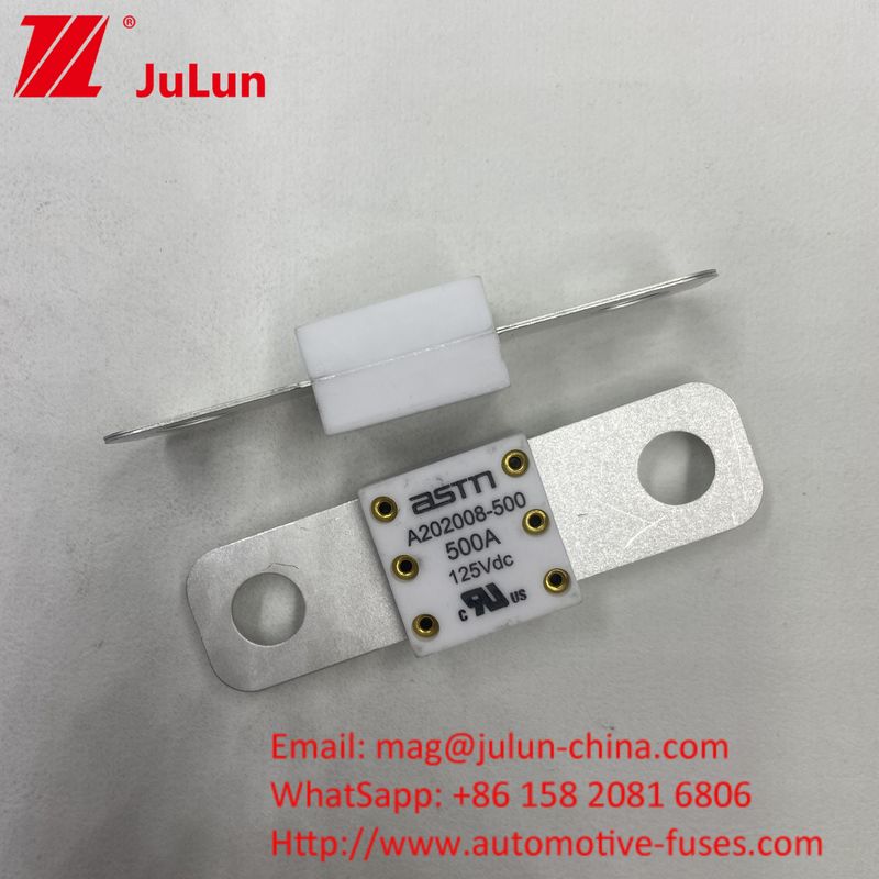 125VDC 150A A202008 Fusível de carregamento rápido de veículos elétricos para veículos de transporte 100A 150A 200A 250A 300A 350A 400A 500A