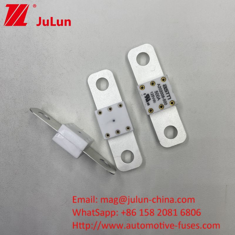 200A 125VDC veículo elétrico fusível automóvel para EV 125VDC distância de abertura de tensão 50,8mm