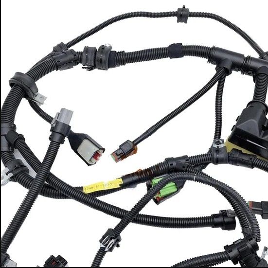 Arnês de fiação para automóveis com materiais de cabo VDE OEM original ou conector de substituição