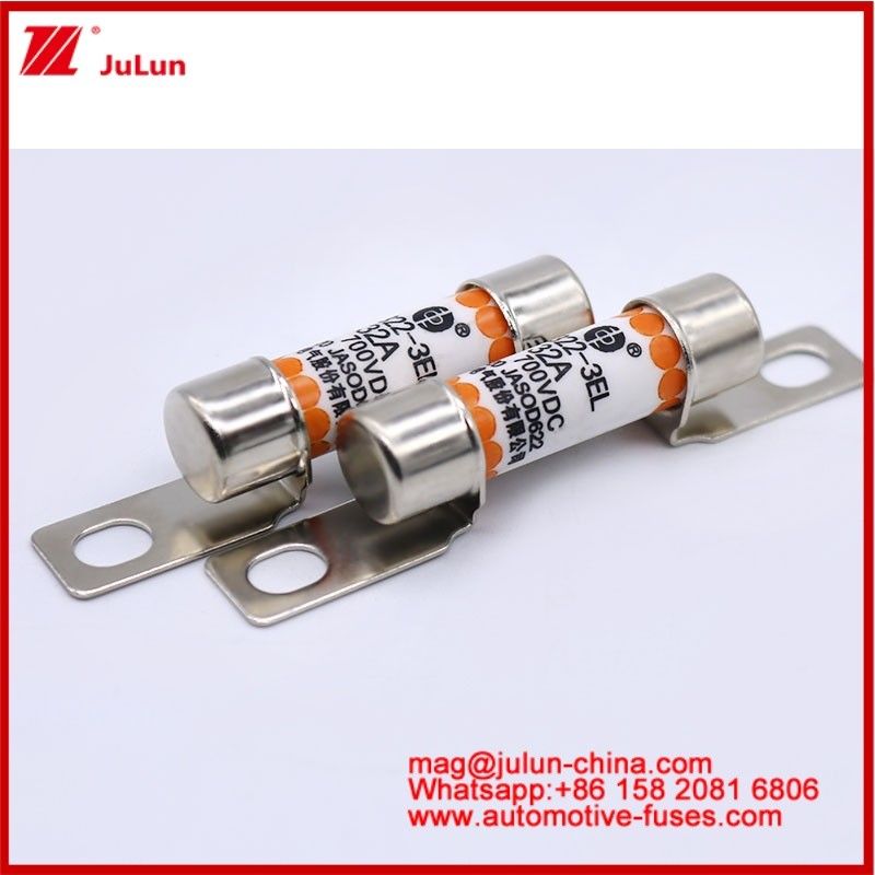 EV322 3EL 32A DC700V Tubular Cerâmica Fuse Compacto Tamanho Alta Corrente nominal Proteção de Curto-circuito
Capacidade de ruptura elevada a 100 Vdc/125 Vdc Estrutura de parafusos