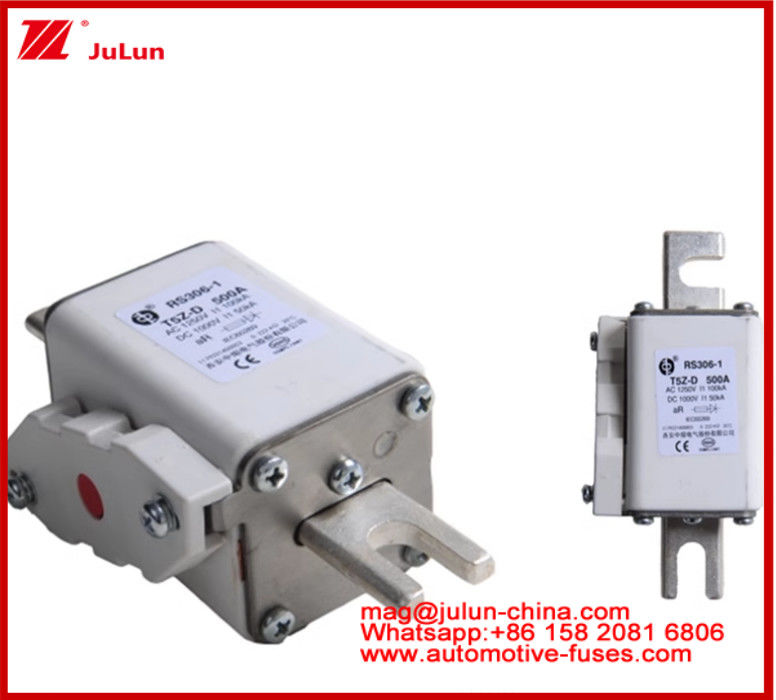 RS306-01-T5Z D 500A AC1250V DC1000V 50KA Fuso Carêmico Quadrado Sistema de Tração de Veículos Elétricos Conversão de Potência Armazenamento de Energia Carregador a bordo Excelente Desempenho de CC