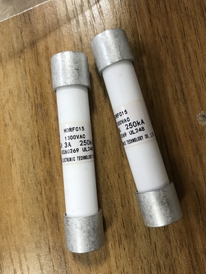 fusível de alta tensão material cerâmico 250KA atual 15X75mm de 3A 1300V