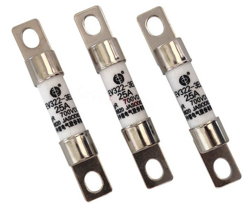 EV cerâmico aparafusou o tipo fusível EV322 3EL 25A 700VDC do veículo elétrico do tubo do círculo