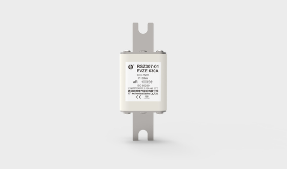 desempenho excelente rápido da C.C. do fusível RSZ307-01-EVZE do veículo elétrico cerâmico de 630A 750VDC