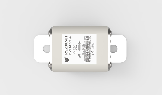 Fusível rápido cerâmico excelente RSZ307-01-EVLQ 630A 750VDC do desempenho EV da C.C.