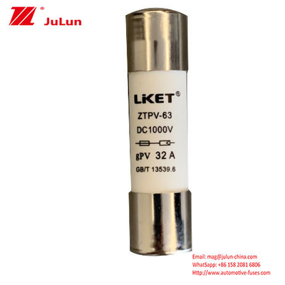 12A 1000VDC Para caixa de autocarro fotovoltaico IEC60269.6 -50-105°C