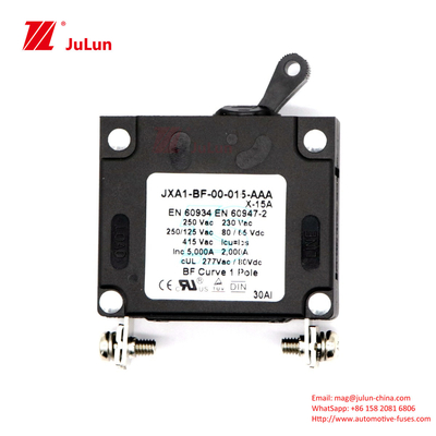 25A 30A 40A protetor de interruptor de circuito alternador de redefinição AC DC interruptor de circuito marinho protetor de sobrecarga de corrente