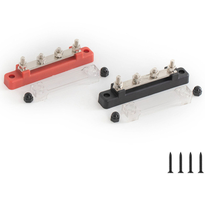 Post Battery Power Distribution Terminal Bloco 250AMP Automático Marítimo Elétrico Busbar 4 Stud 5/16 