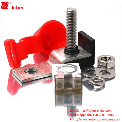 Terminal de 2 posições 60A-300A segurador de fusível M8 Compacto com fusível de bateria