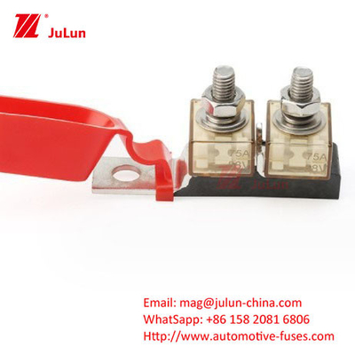 Fusível de 2 posições, portador de fusível de terminal, single stud M8, compatível, com bateria 60A-300A