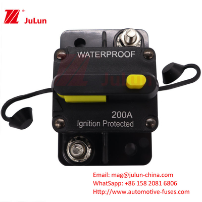 Yacht RV 0A-300A Yacht RV Switch Fuse Reinicialização automática 12-48v Switch Protector de segurador de fusível