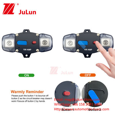 Fusível de interruptor de circuito resetado 50A 60A 80A 100A 150A 200A 250A 300A AMP Fusível de segurança à prova d'água de carro barco automóvel