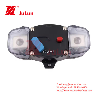Reinicialização manual com interruptor de desconexão de botão 300A 48V Retardante de chama RV impermeável Yacht disjuntor superaquecimento An
