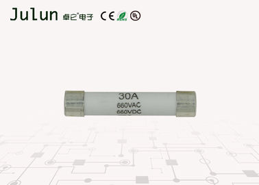 C.A. do fusível 660v do sopro da ruptura rápida de alta tensão cilíndrica do fusível 30Ma do tampão/660v C.C. rápida 6x30mm