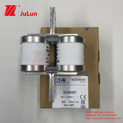 690V Corrente Cerâmica Fusíveis Automóveis Com Instalação Placa Twin Bolt 630A 630MMT