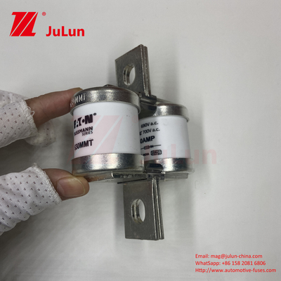 BUSSMANN 630MMT 690V Cerâmica Copper Automotive Fuses M6/M8 Instalação 630A Fuso de segurança de corrente elétrica