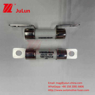 ISO8820 Fusíveis cerâmicos de parafusos para automóveis 30A 40A 50A 750VDC 10*38mm EV325