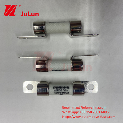 Tubos de cerâmica 15A 40A 50A EV FUSÃO 750VDC EV32510A-50A 750VDC Cerâmica para montagem de parafusos automóveis