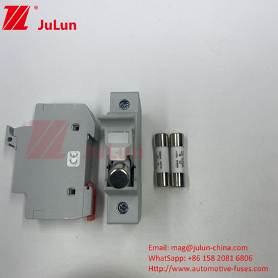 1000VDC 32A segurador de fusível solar com fusíveis para inversores fotovoltaicos RT18-32 15A 20A 32A segurador de fusível com indicador LED para P solar