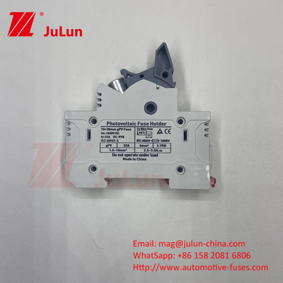 1000VDC 1500VDC 500VDC Fusível solar fotovoltaico GPV Fusível solar fotovoltaico e suporte de fusível para proteção do sistema Não há avaliações ainda