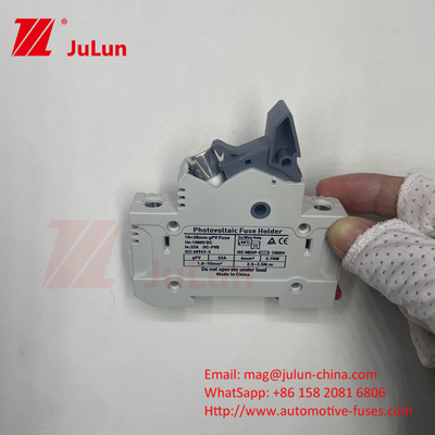 AC RT18-32X segurador de fusíveis caixa de base 10x38MM 500V sopro rápido cerâmica RO15 RT18 DIN Rail Moun segurador de fusível único