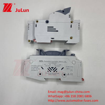 Inversor fotovoltaico solar com segurador de fusível solar de 14x51mm Din Rail / segurador de fusível solar Pv