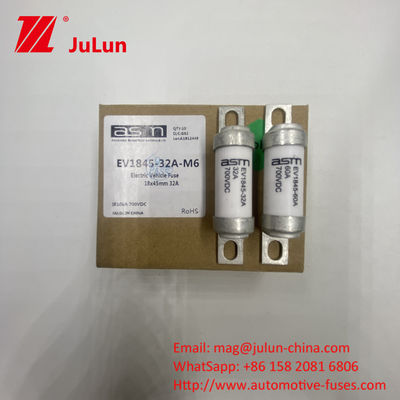 EV1845 40A Fusível de voltagem de veículos elétricos 5A-150A Fusível de parafuso 700VDC