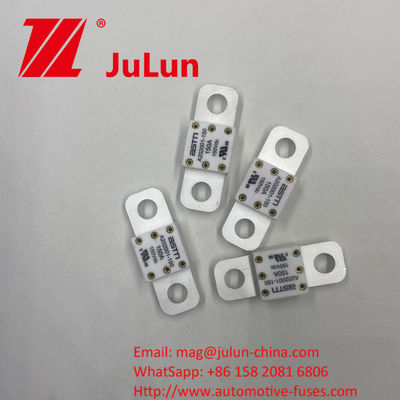250A 150VDC ASTM A202001-300A Fusíveis automotivos cerâmicos com método de montagem de parafuso