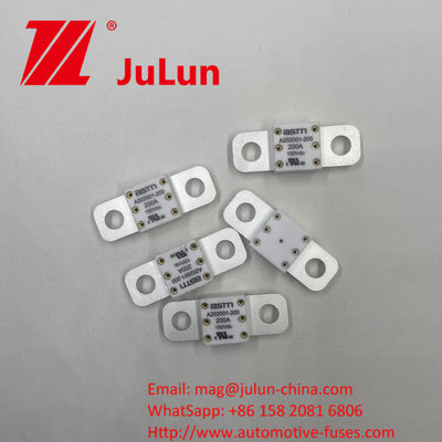 Montar parafusos A202001-300A Fusíveis automotivos cerâmicos 150VDC adequados para conversão de potência 150VDC Voltagem de saída