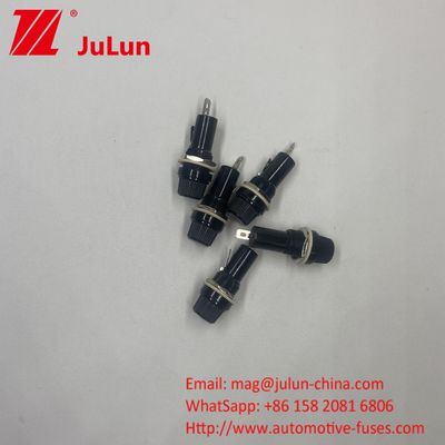 Tipo de botão Car Fuse Holder Tube Socket para 6 * 30mm montar painel de segurança