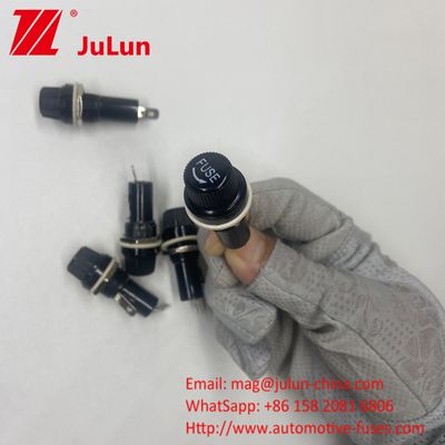 6x30 6x32mm Painel montado Car Fuse Holder Baioneta Tipo 10A 20A 250V PCB Fuse Bloco Base