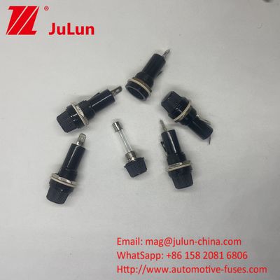 Pedaço de cobre preto 5*20 6*30mm segurador de fusível de carro Bakelite elétrico