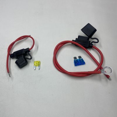 UL Caixa de fusível de lâmina de linha à prova d'água Padrão/Plugue médio no suporte de fusível de carro com 22awg 20awg 18awg 16awg 14awg 12awg 10awg