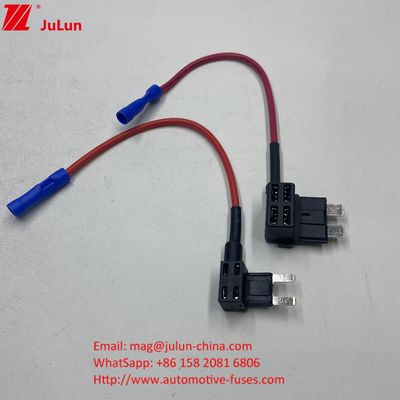 F3A 5A 10A 15A Toque de fusível 16AWG Carro Adicionar um circuito ACU Adaptador de fusível de lâmina com suporte de fusível para carros caminhões