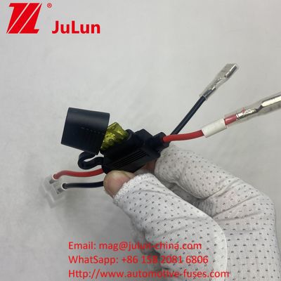 Conector de bateria de fusível Conector de cabo de extensão de arnês com conector vermelho de 2 pinos Caminhão elétrico ATV Ebike