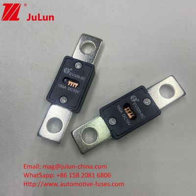 Montar parafusos EV320-5X 200A 70VDC Fusíveis de veículo 68*19*10mm