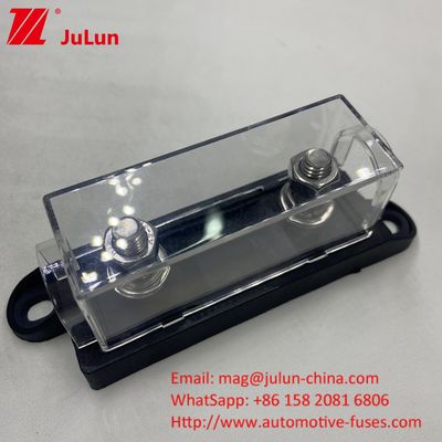 40A 50A 60A 70A 80A 100A 200A 250A 300A 400A 500A ANM Bloco de segurador de fusível automático Mega Bolt-Down com cobertura isolante transparente