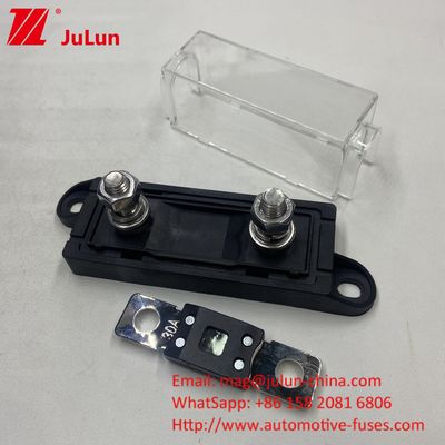 3 Amp Mega Fuse Holder Veículo modificado Car Audio Box 1 Way Waterproof Clear Cover