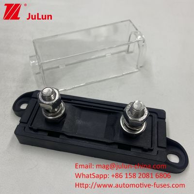 Fusíveis mini-ANL/MIDI, porta-fusível em linha com tampa e parafusos para baixo 10pcs