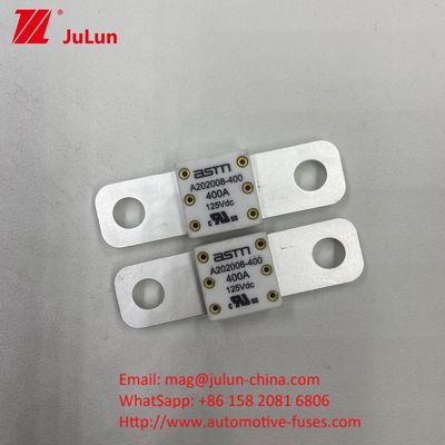 Cerâmica e parafusos de metal M8 bateria fusível no carro 250A 125VDC