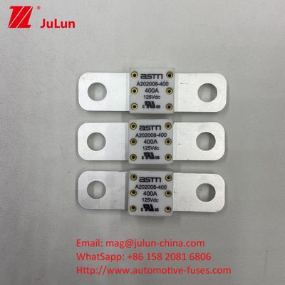 Fusível de bateria de automóvel de potência cerâmica de 100 Amp 125VDC para veículos pesados