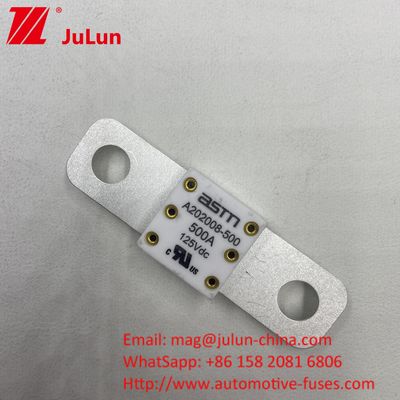 Fusível de bateria de automóvel de cerâmica EV 500A 125VDC ASTM Automotive