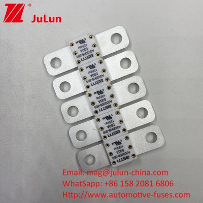 68*17.7*12mm A202008 350A 125VDC EV FUSE Alta capacidade de quebra abaixo de 125Vdc Para otimização do desempenho do veículo elétrico