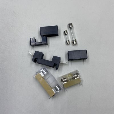 6*30mm 5*20mm painel montado preto 25A 250V segurador de fusível de vidro