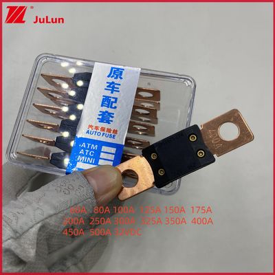 400A 32V Mega Fuse Bolt Down Auto Fuse Audio Holder 0298040.ZX Fuse de veículo 60A 80A 100A 125A 150A 200A 250A 300A 400A 450A 500A Tipo de terminal 32VDC