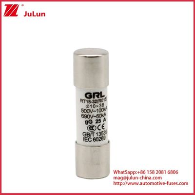 15A 1000VDC Fuse Link Solar GPV DC Fuse 10 * 38mm 32A Classificação para proteção elétrica em sistemas fotovoltaicos para uso com caixa de fusível